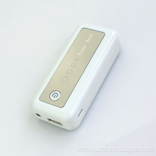 Portable Power Bank 5,600mAh with LED Flashlight, 18650 Lithium BatteryNew